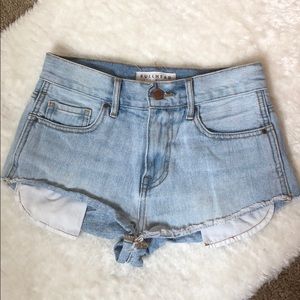 Denim shorts